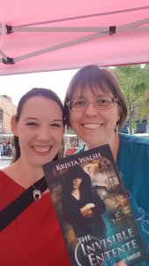 In Ottawa at the Byward Market with the talented Krista Walsh! (That's Krista on the left and me on the right.)
